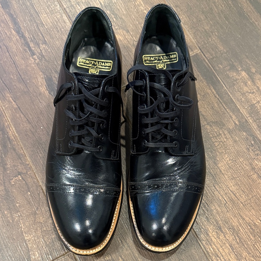 Stacy Adams Madison Black Oxford Shoes
